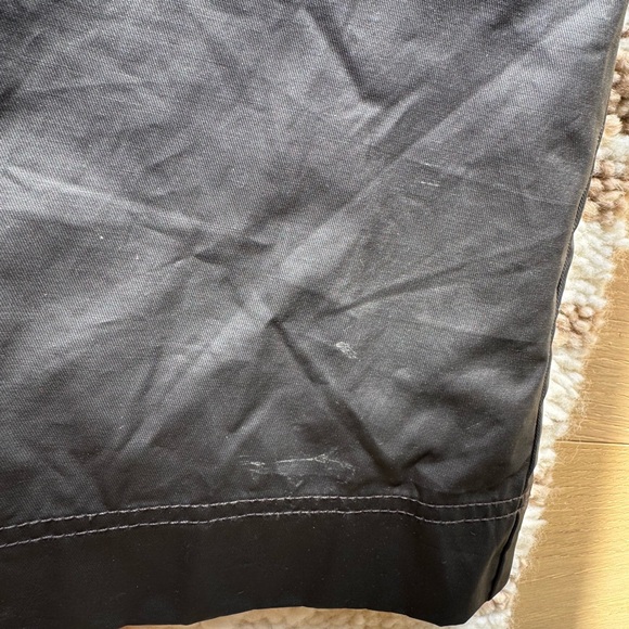 H&M Black waxed cotton Trench Coat - Picture 8 of 9